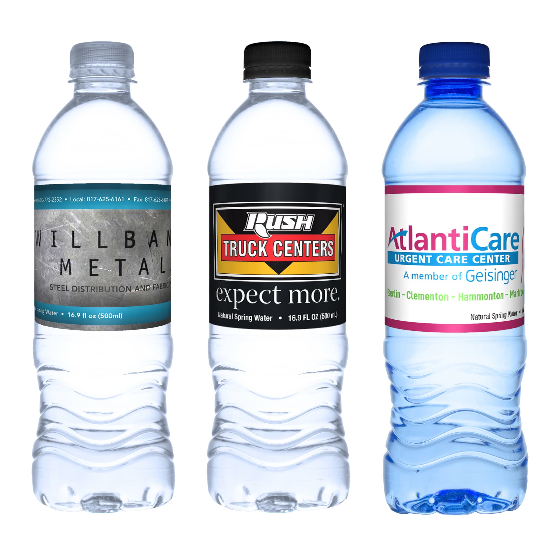 16.9 oz. Custom Label Water Bottle
