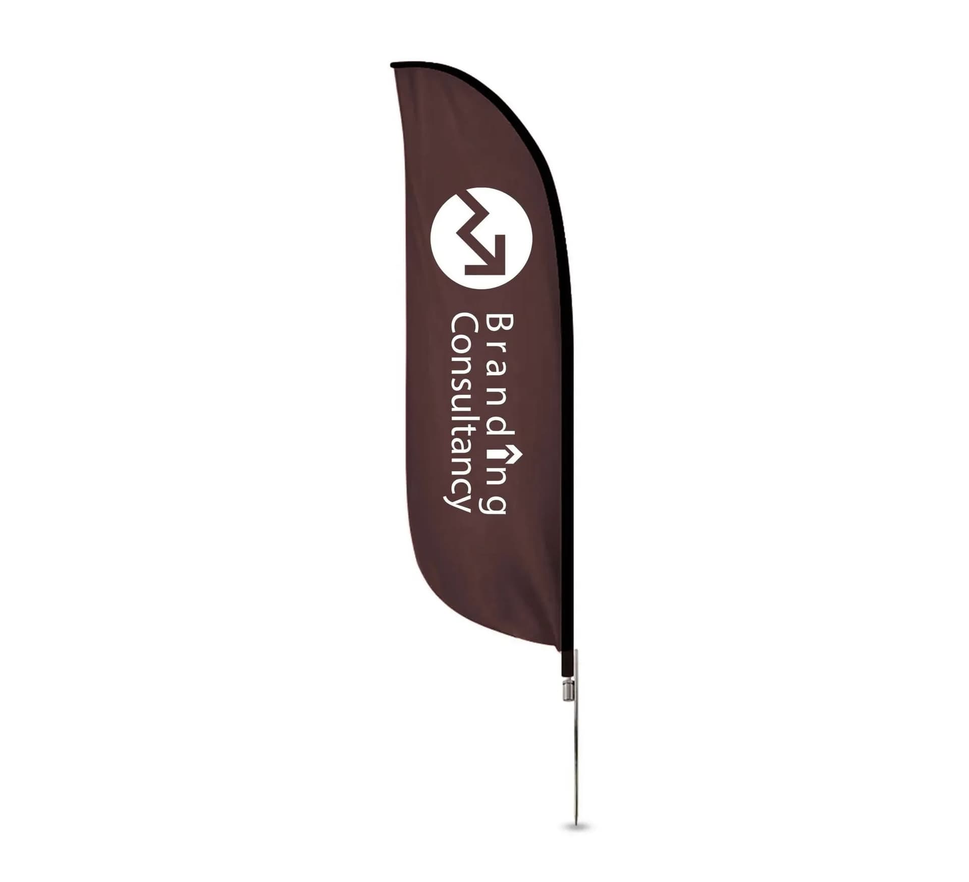 Feather Flag - Single Sided with Spike Base (1.55Ft x 5.5Ft)