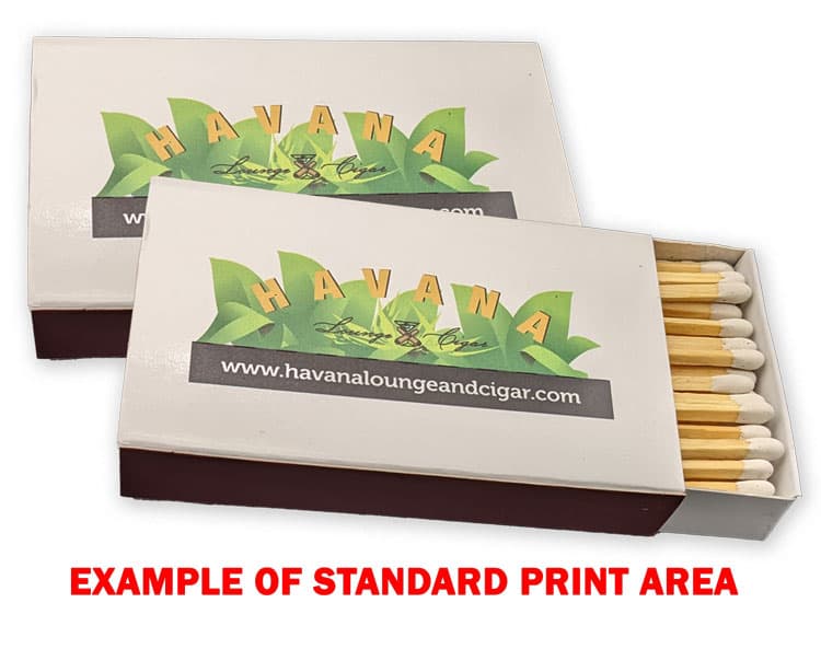 Low Quantity / Fast Turn, KING SIZE Matchbox - 60 Matchsticks (4-inch)