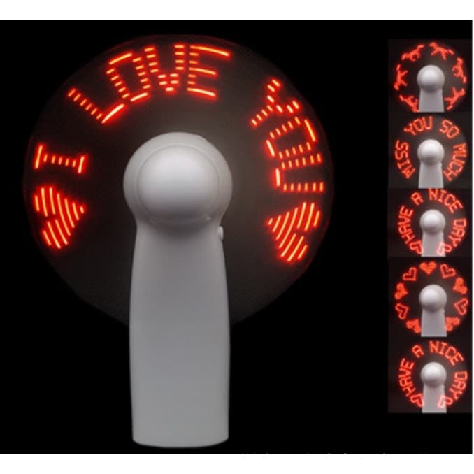 Mini LED Message Fan
