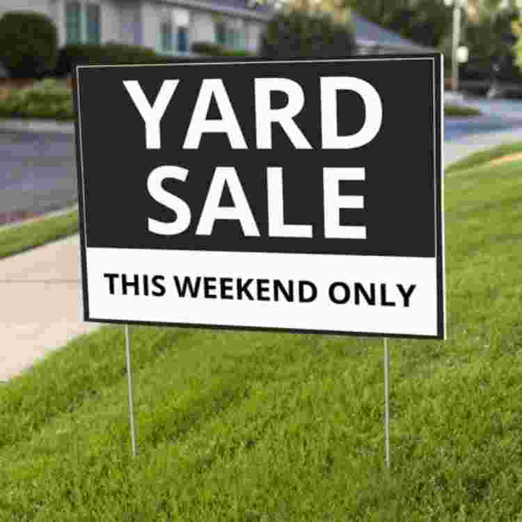 Yard sign (1ft x 1ft) SQFT