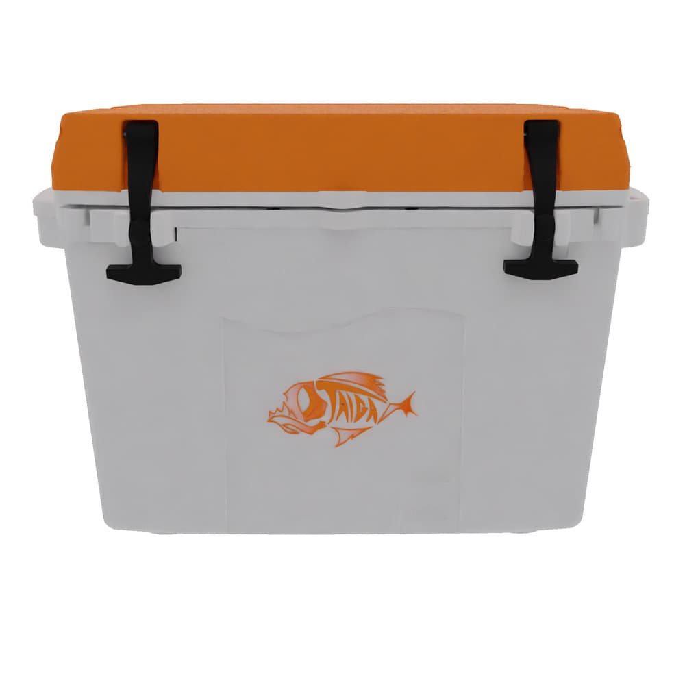 Taiga 27 Quart Cooler: Custom molded Logo, Custom PMS Color