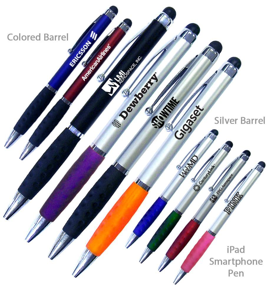 Positano Smart Phone Stylus Ballpoint Pen With Comfort Grip