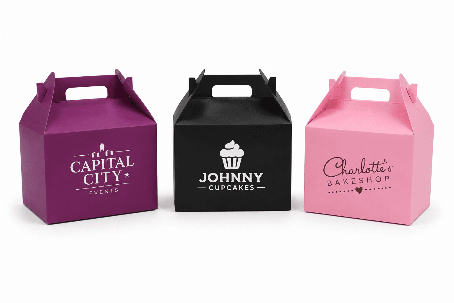 Matte Colored Gable Boxes