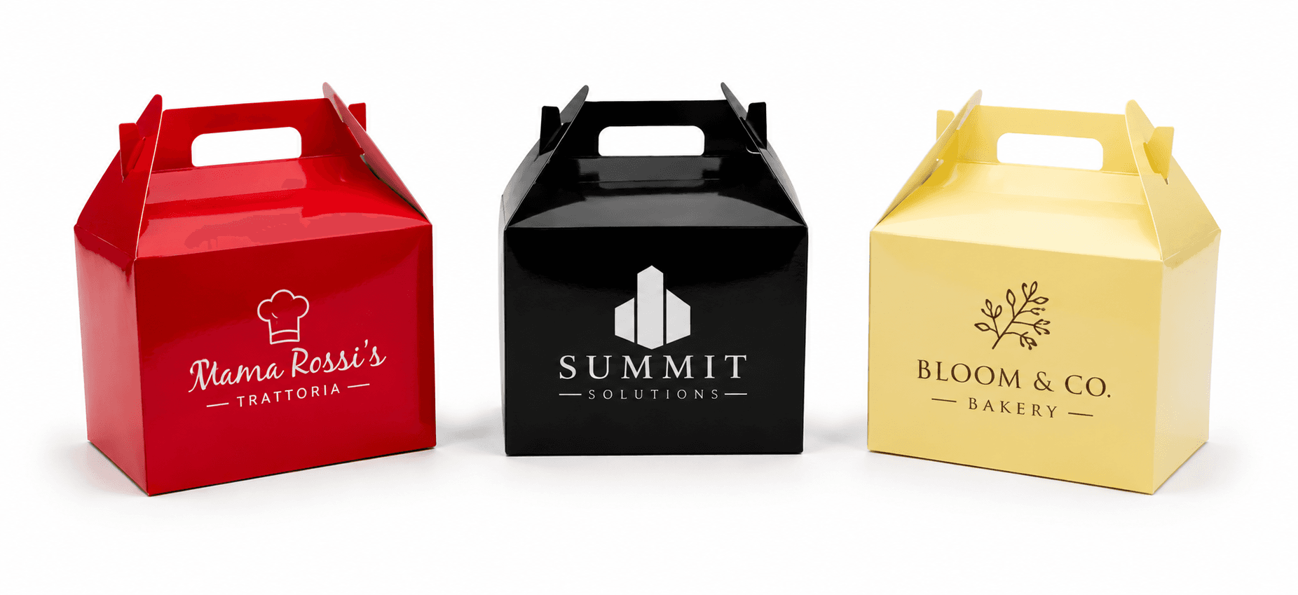 Gloss Colored Gable Boxes