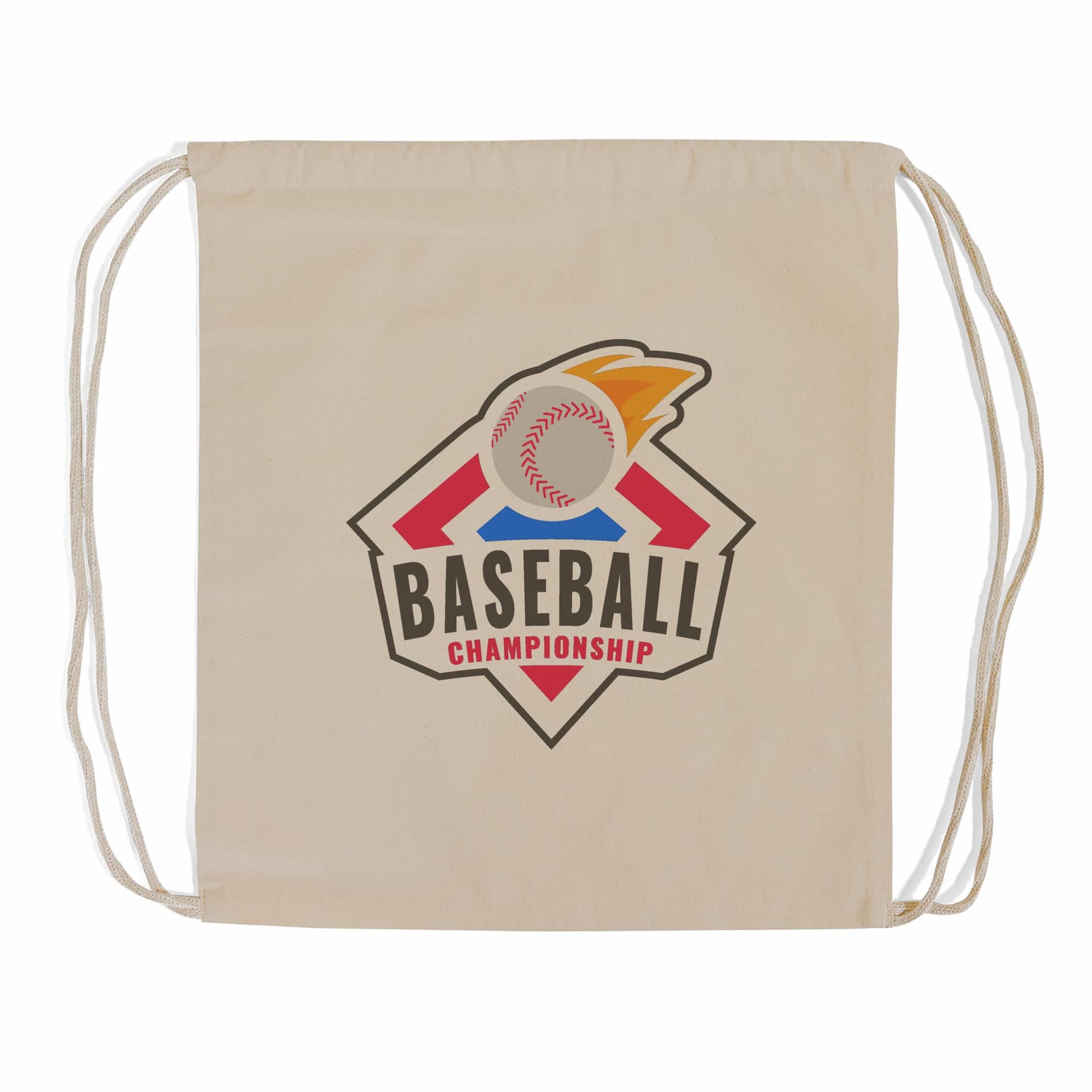 Small Canvas Drawstring Backpack