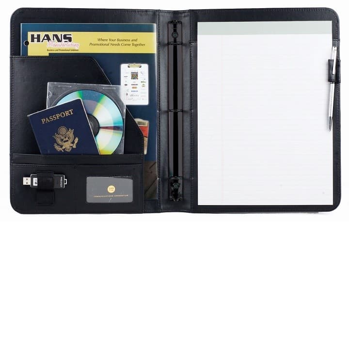 Deluxe Padfolio w/ 1/2" 3-Ring Binder
