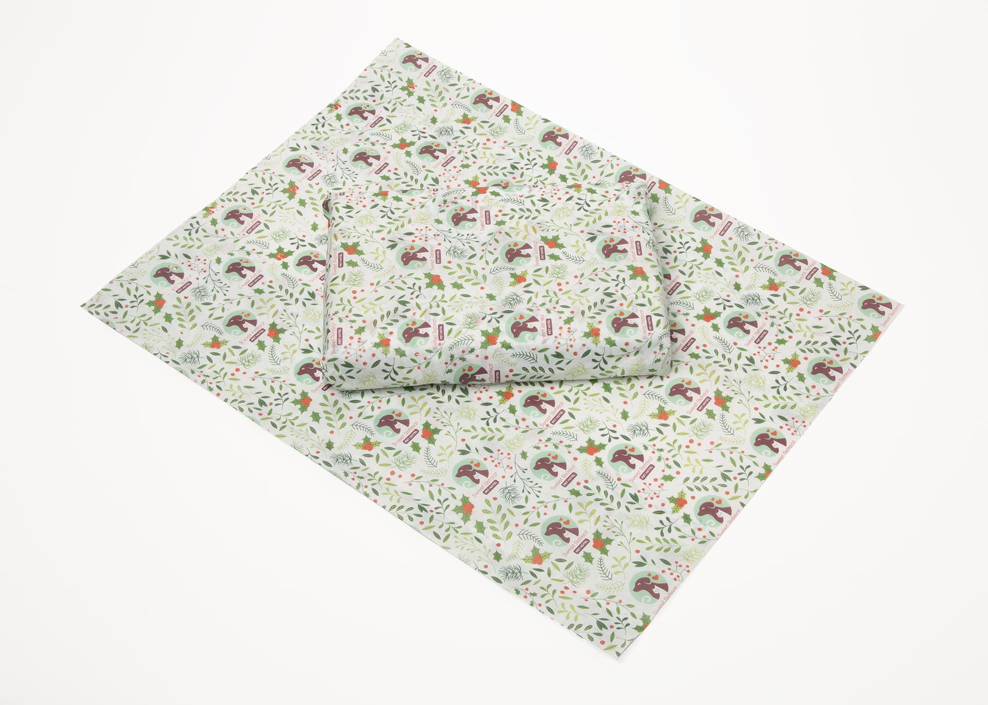 Full Color Custom White Full Sheet Tissue Paper (25.5" x 20")