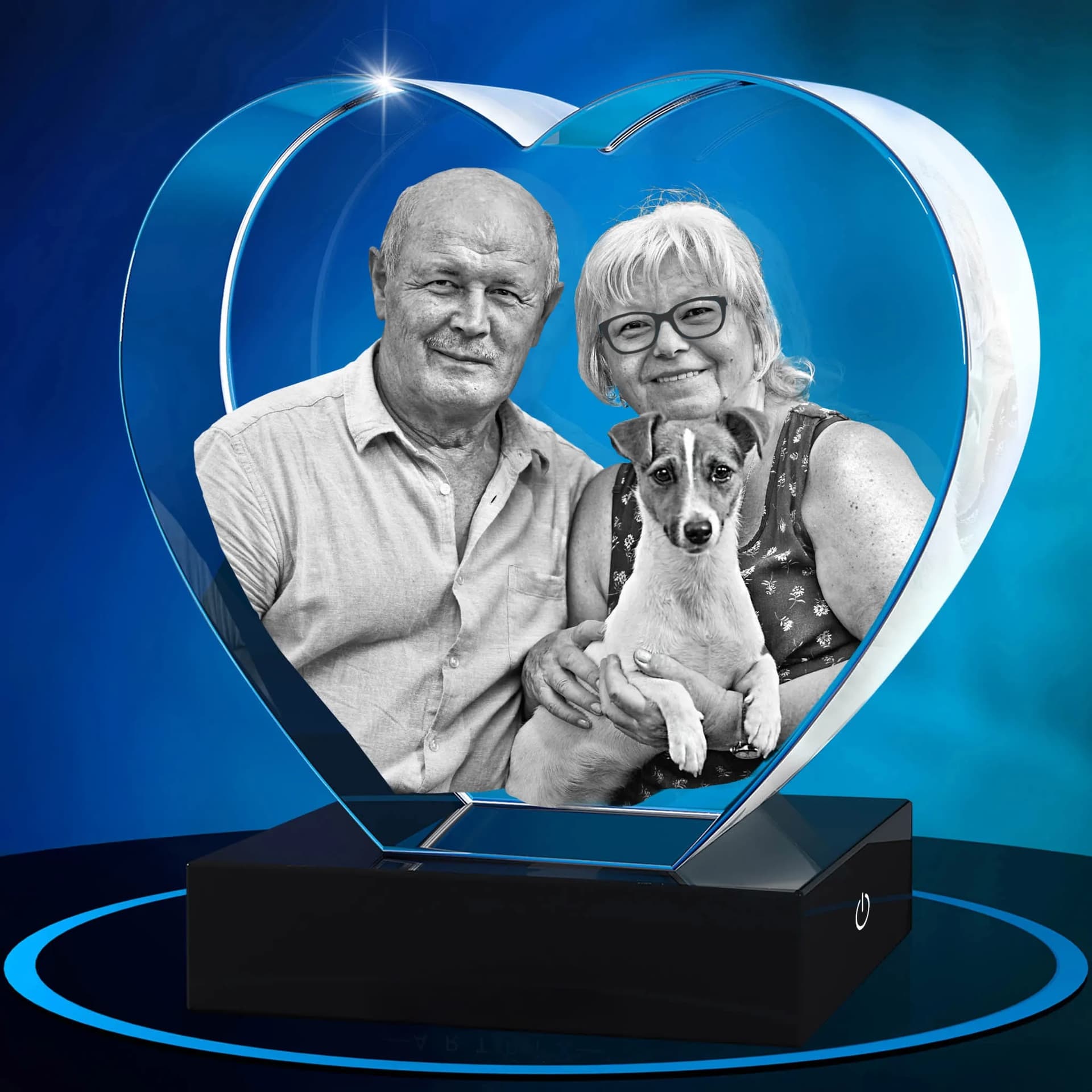 3D Crystal Heart