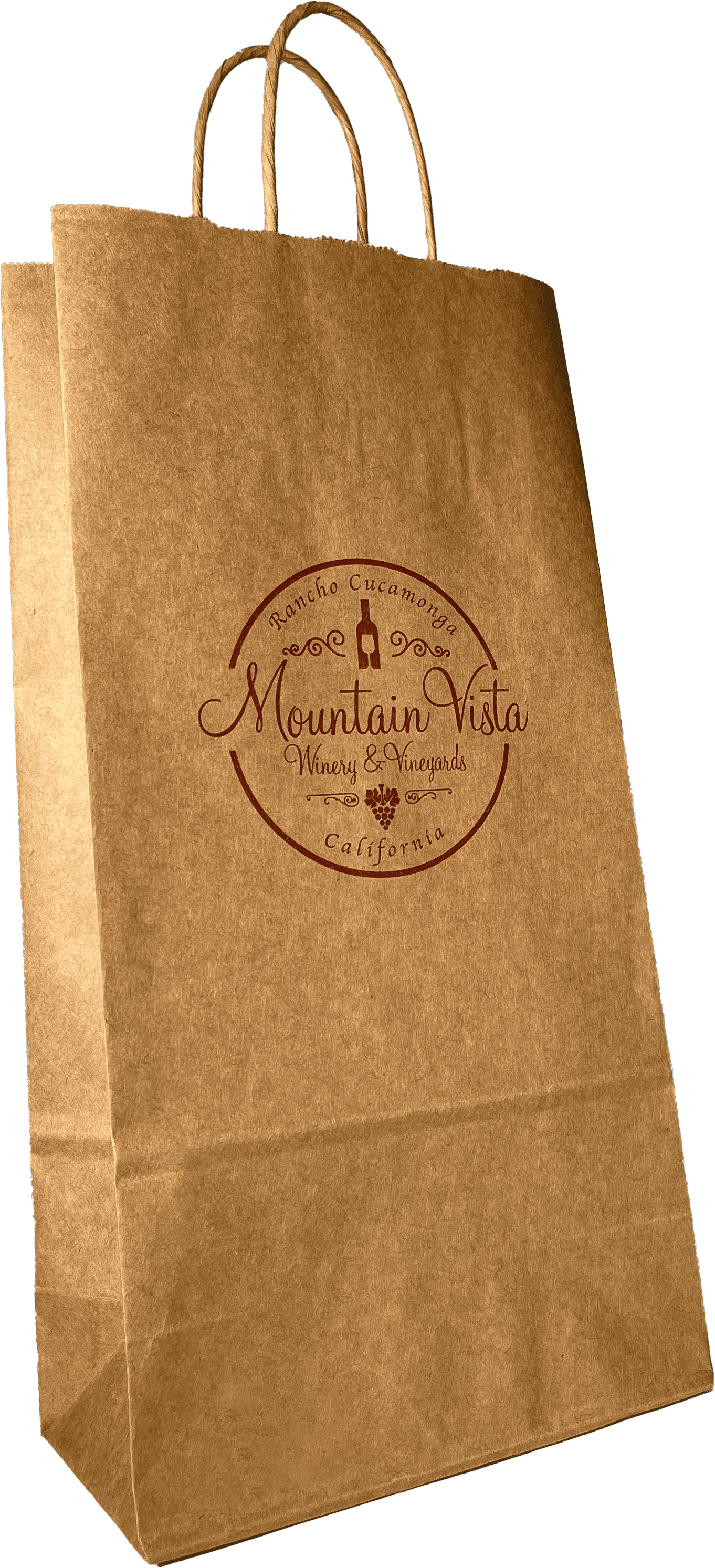 Natural Kraft Paper Shopping Bags (Ink Printed)