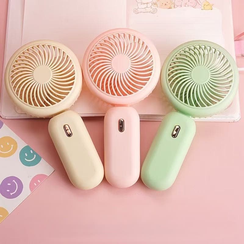 Powered Foldable Handheld Fans / Battery Operated Mini Handheld Fan