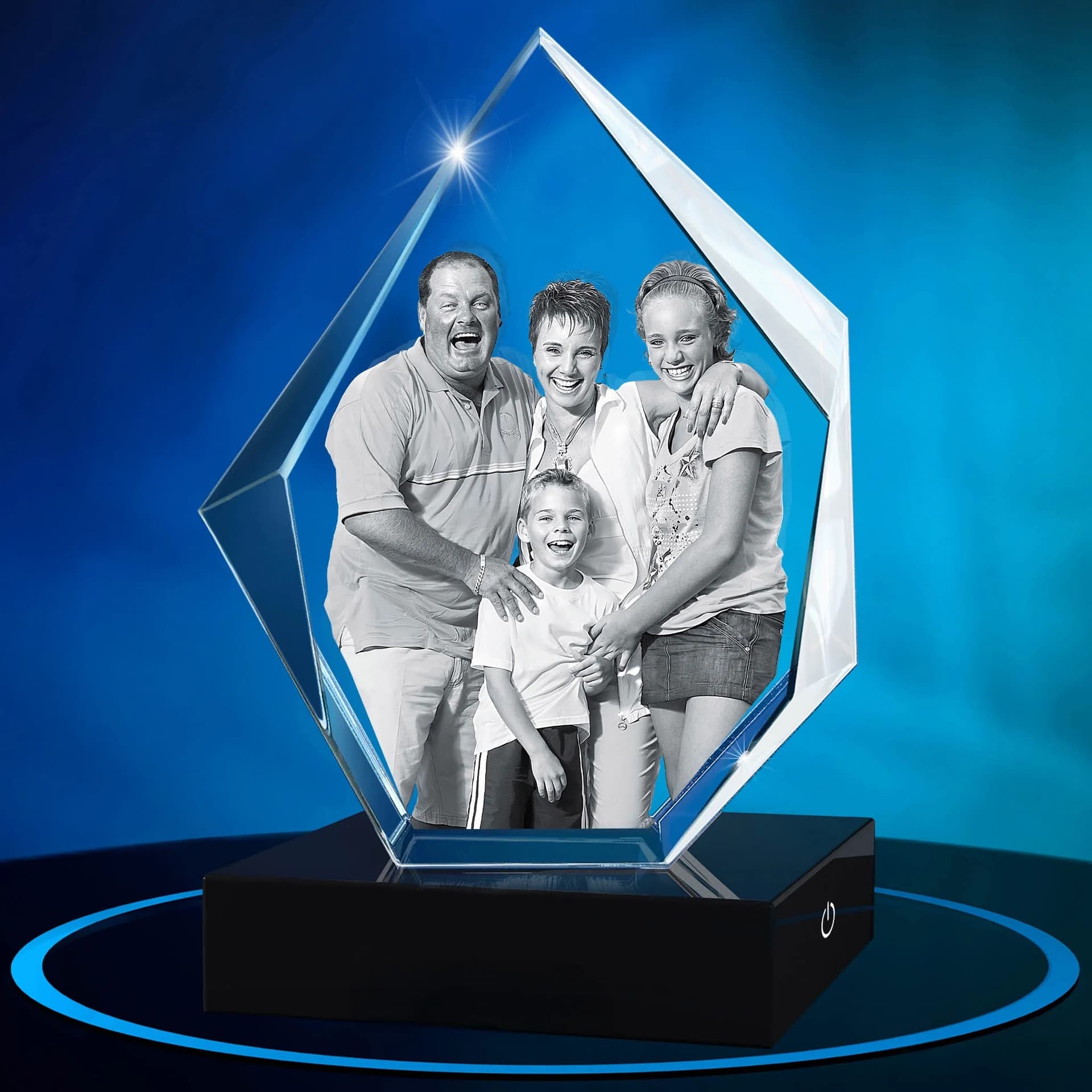 3D Crystal Iceberg